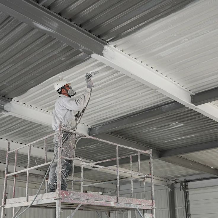 Application de peinture anticorrosion 